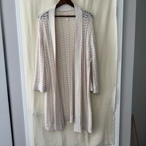 Matilda Jane Cream Open-Knit Cardigan